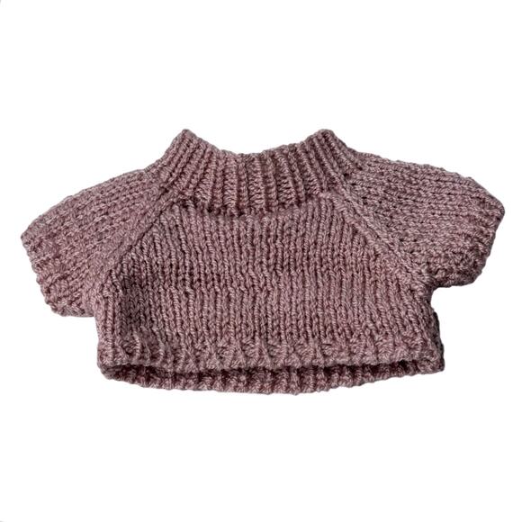 Knit SWEATER Fits Boyds Bears 11" Chest Size Dogs Dolls Teddy Bear Plush Toys - Picture 2 of 5